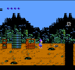 The Simpsons Bartman Meets Radioactive Man screenshot 4 for NES